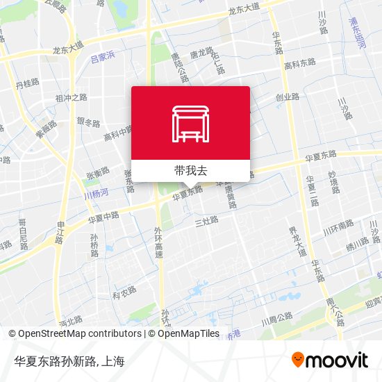 华夏东路孙新路地图