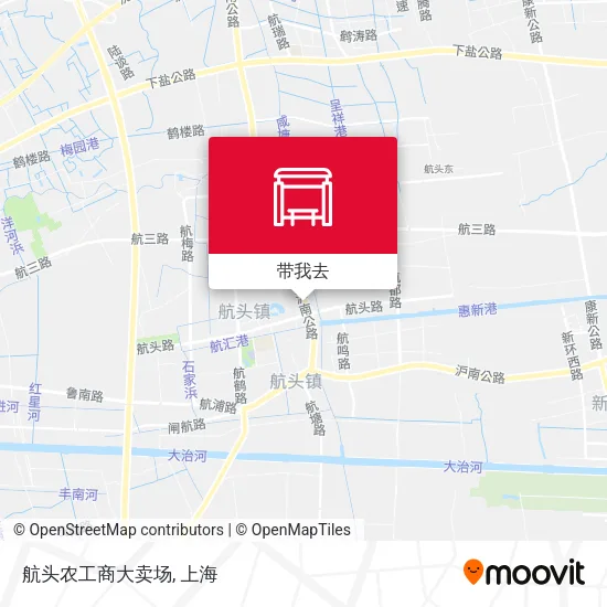 航头农工商大卖场地图