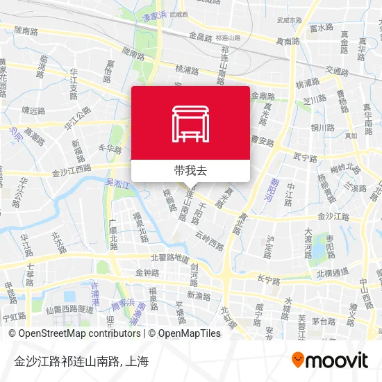 金沙江路祁连山南路地图