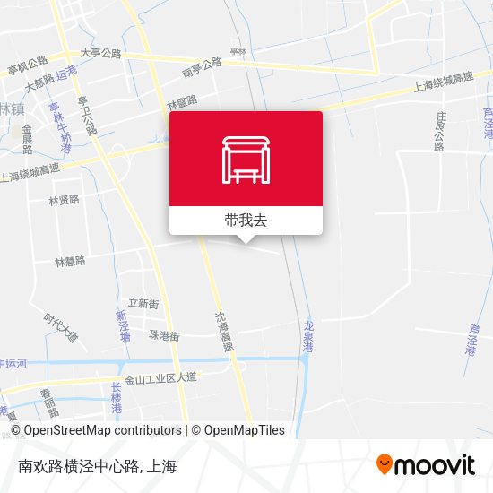 南欢路横泾中心路地图