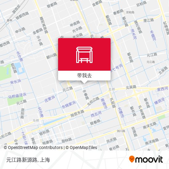 元江路新源路地图