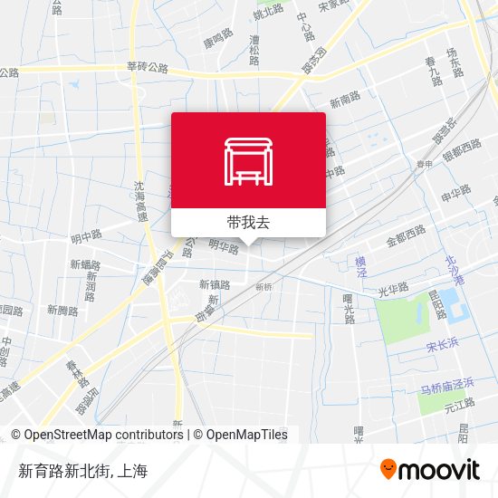 新育路新北街地图