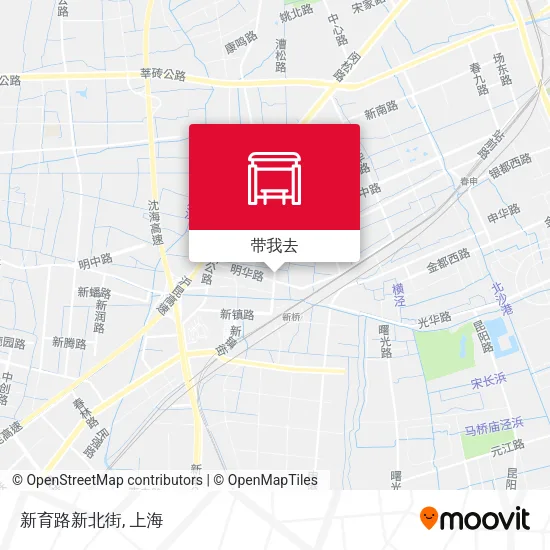 新育路新北街地图