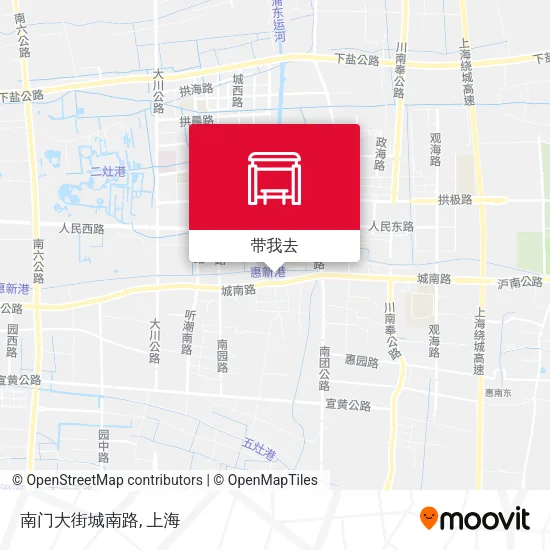 南门大街城南路地图