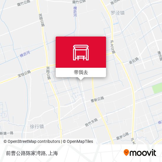 前曹公路陈家湾路地图