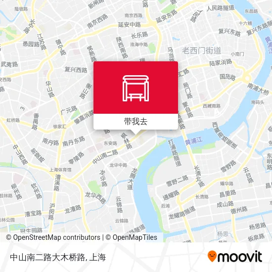 中山南二路大木桥路地图