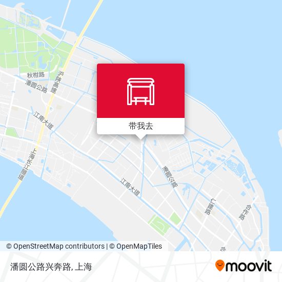 潘圆公路兴奔路地图