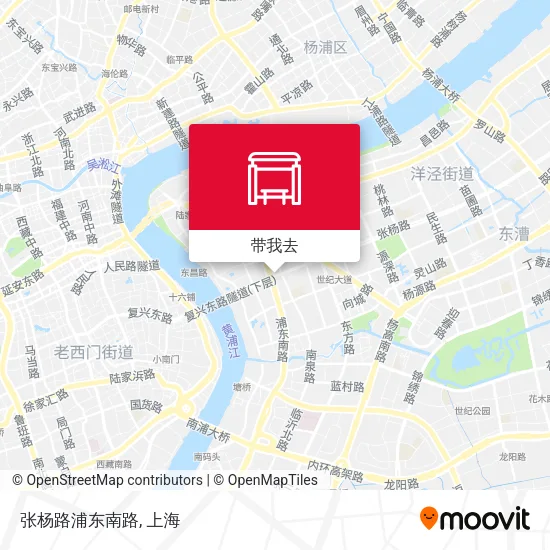 张杨路浦东南路地图