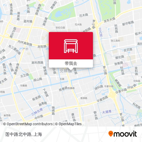 莲中路北中路地图