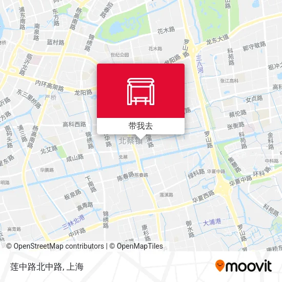 莲中路北中路地图