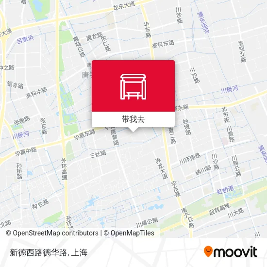 新德西路德华路地图