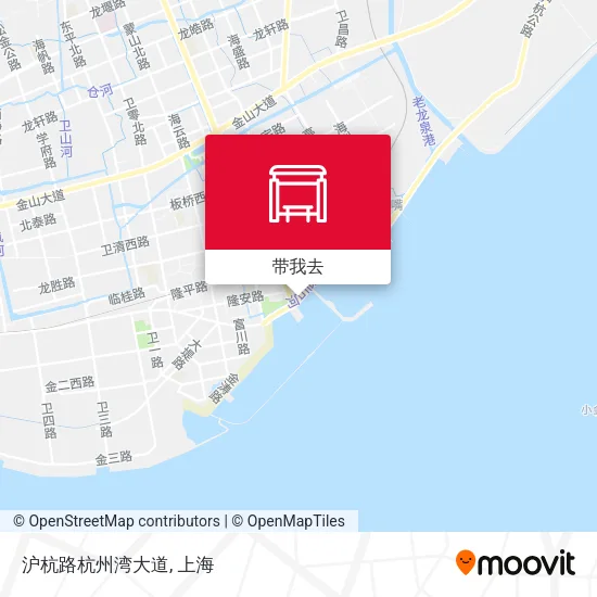 沪杭路杭州湾大道地图