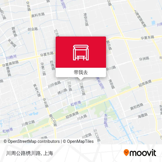 川周公路绣川路地图