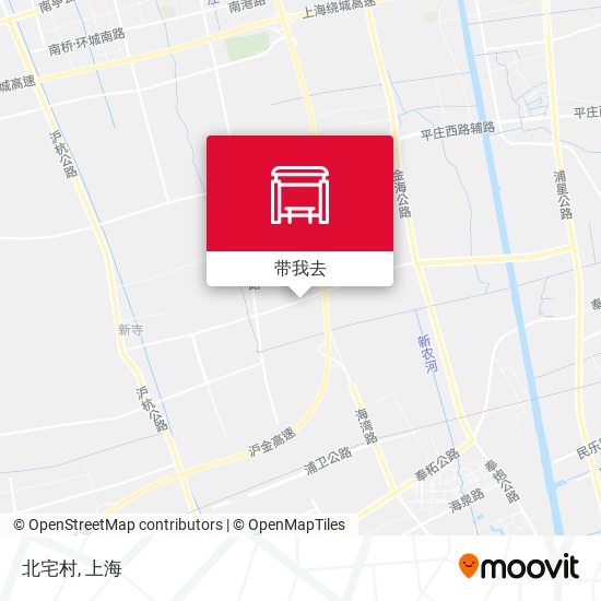 北宅村地图