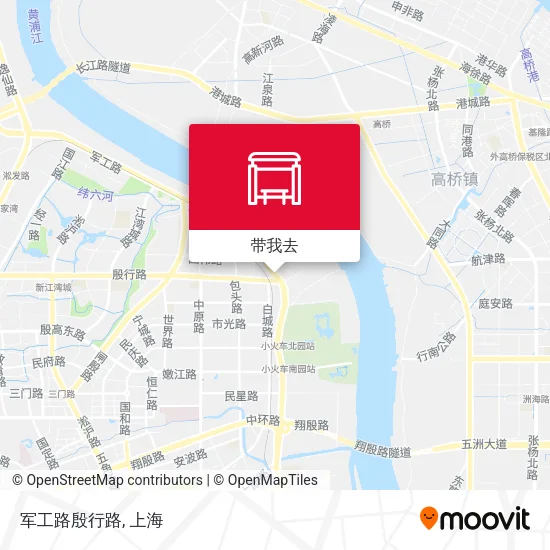 军工路殷行路地图