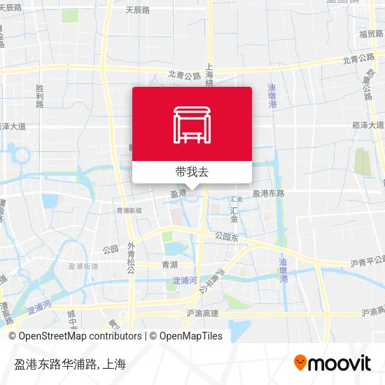 盈港东路华浦路地图