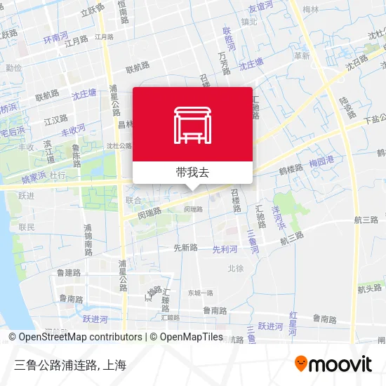 三鲁公路浦连路地图
