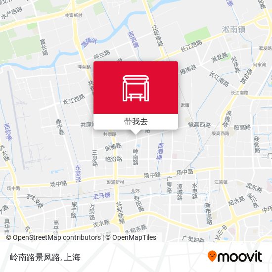 岭南路景凤路地图