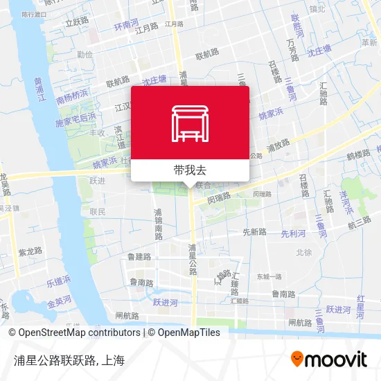 浦星公路联跃路地图