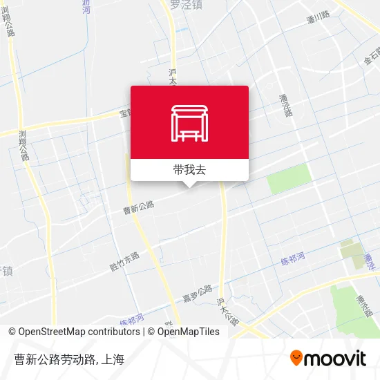 曹新公路劳动路地图