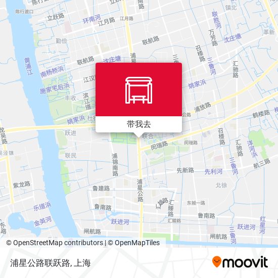 浦星公路联跃路地图