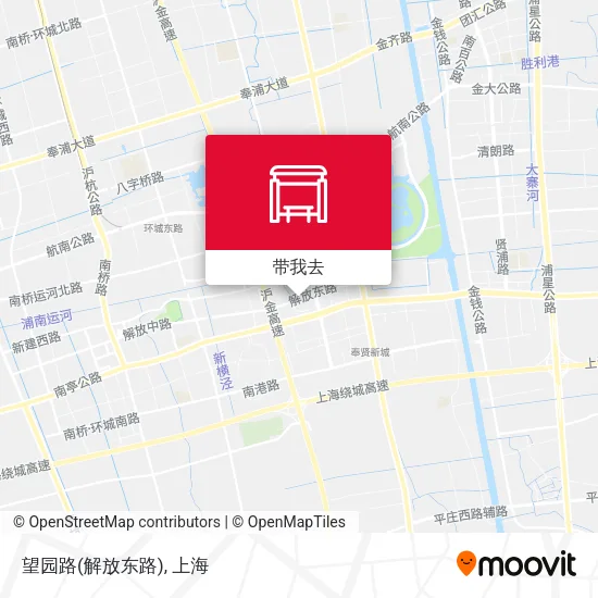望园路(解放东路)地图