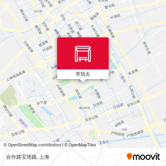 合作路宝塔路地图