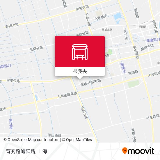 育秀路通阳路地图