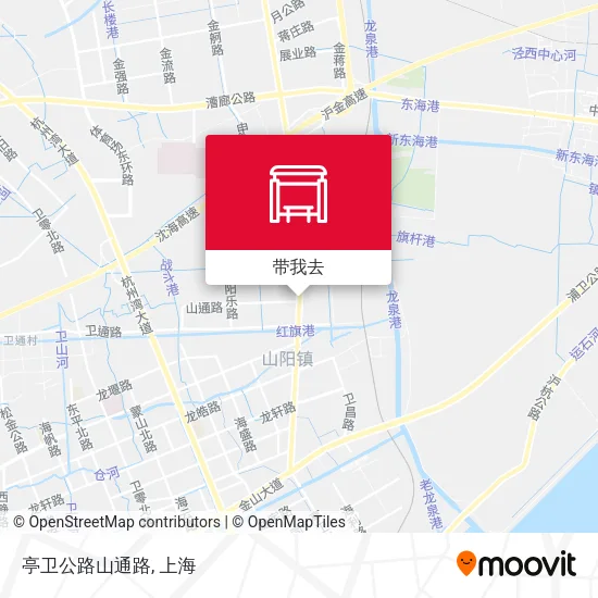亭卫公路山通路地图