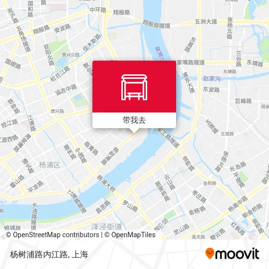 杨树浦路内江路地图
