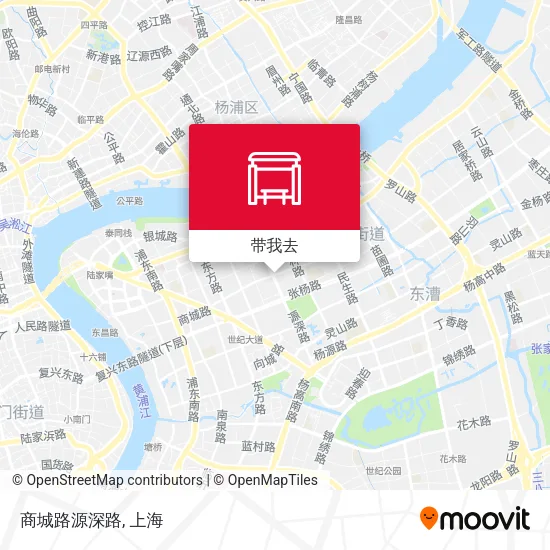 商城路源深路地图