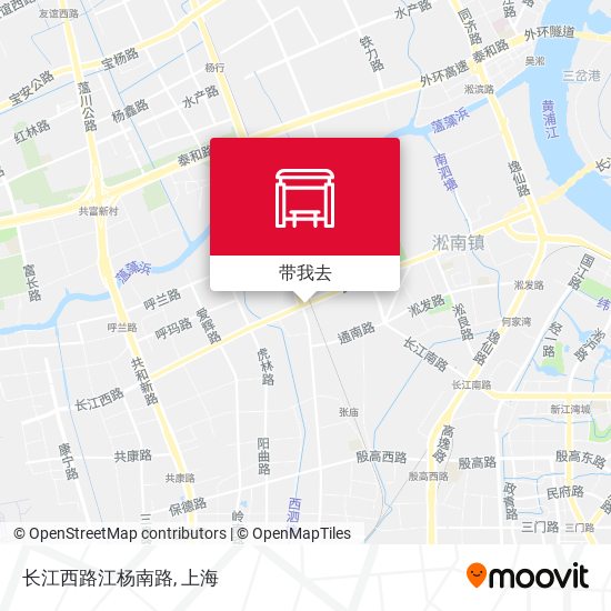 长江西路江杨南路地图