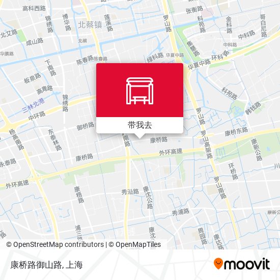康桥路御山路地图