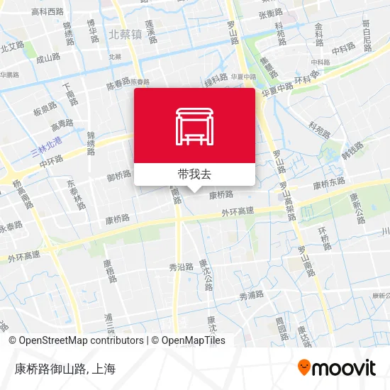 康桥路御山路地图