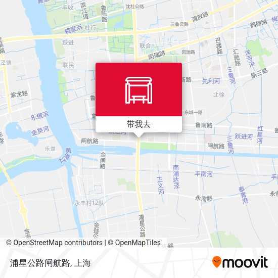 浦星公路闸航路地图