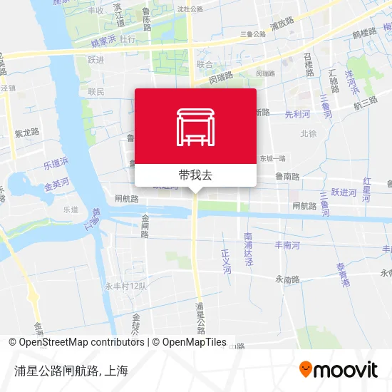 浦星公路闸航路地图