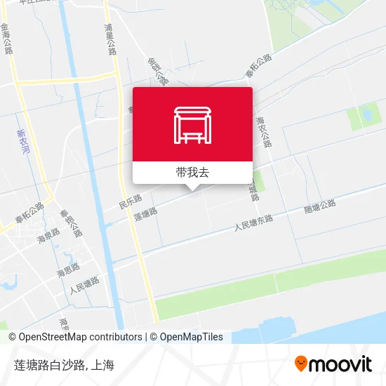 莲塘路白沙路地图