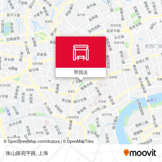 衡山路宛平路地图