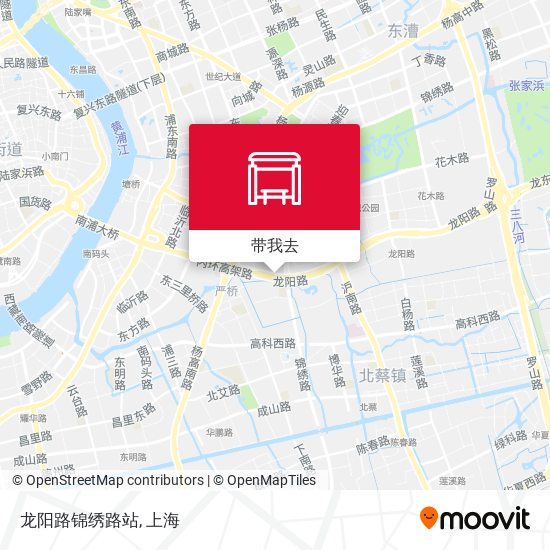 龙阳路锦绣路站地图