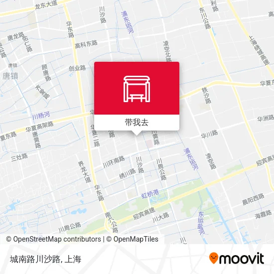 城南路川沙路地图