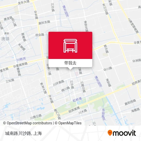 城南路川沙路地图