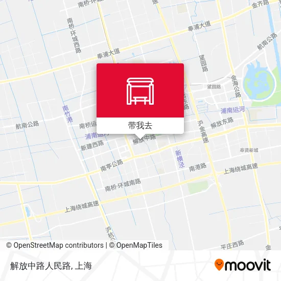 解放中路人民路地图