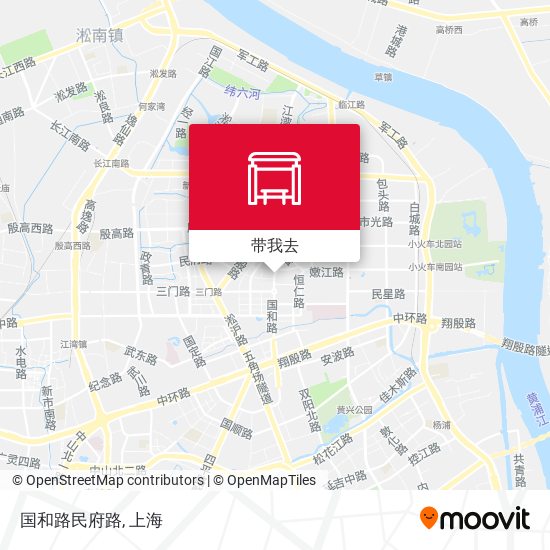 国和路民府路地图