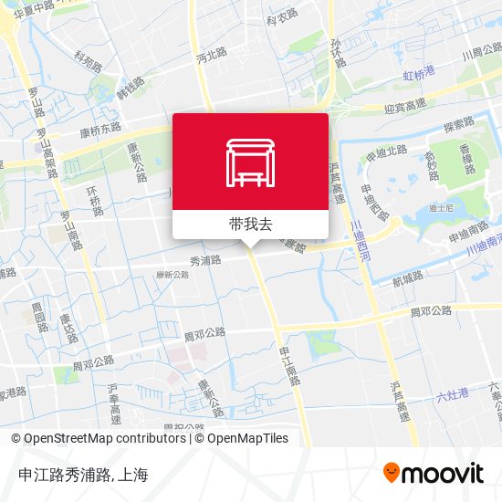 申江路秀浦路地图