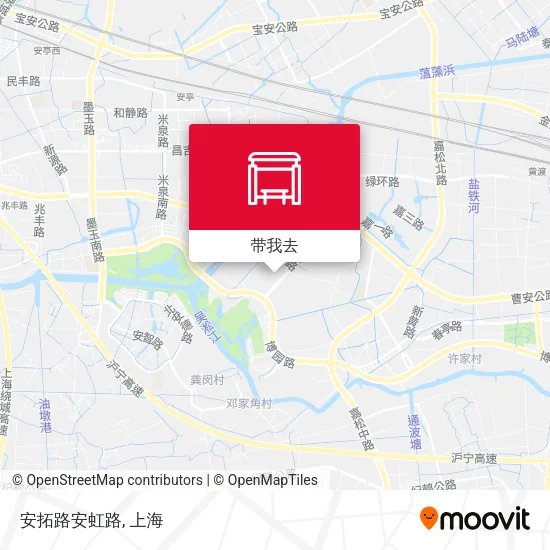 安拓路安虹路地图