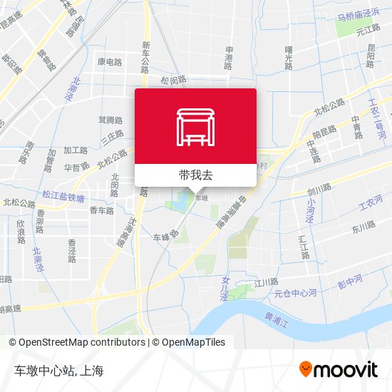 车墩中心站地图