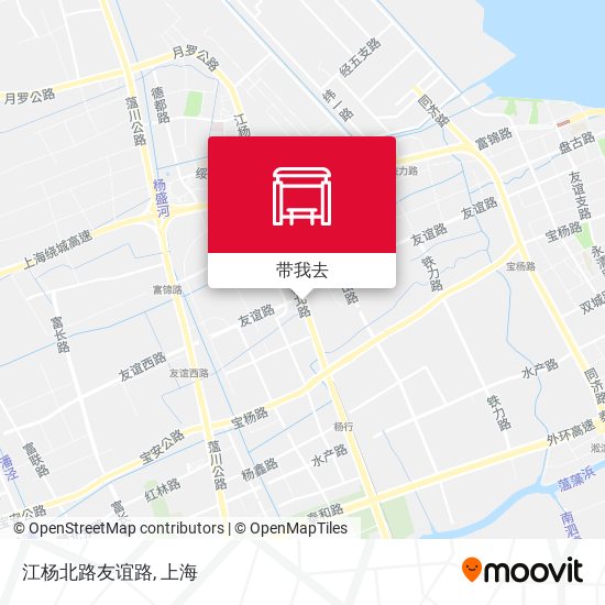 江杨北路友谊路地图