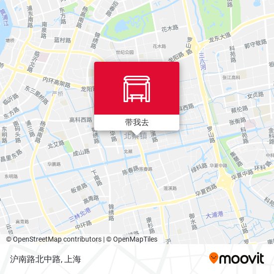 沪南路北中路地图