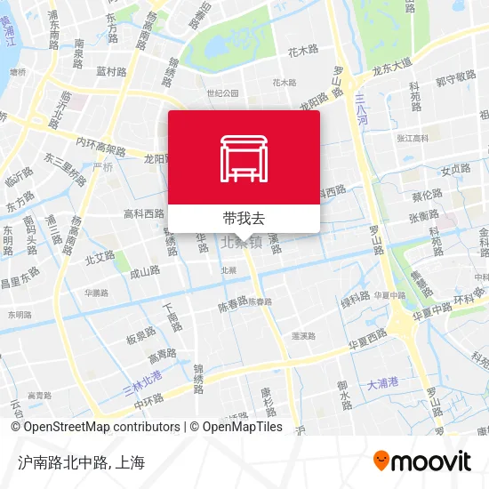 沪南路北中路地图