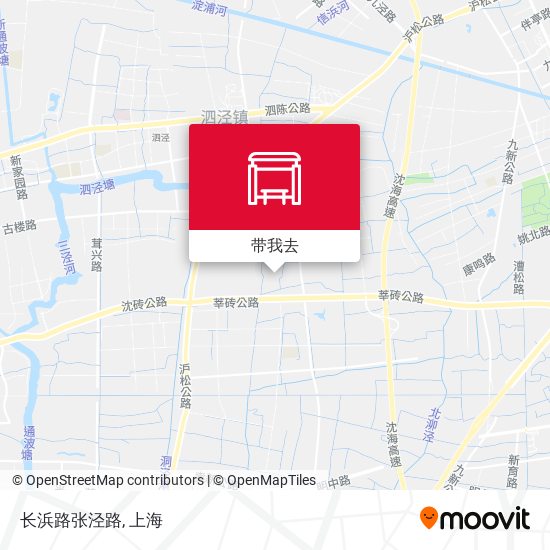 长浜路张泾路地图
